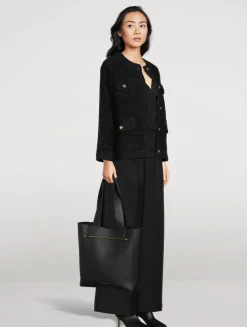 Melody Leather Tote Bag