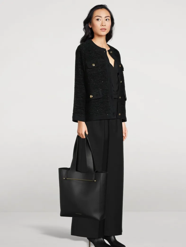 Melody Leather Tote Bag