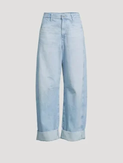 Mercer Barrel-Leg Jeans