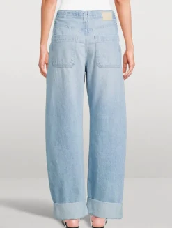 Mercer Barrel-Leg Jeans