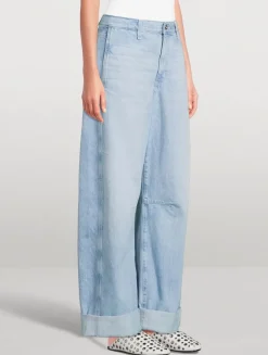 Mercer Barrel-Leg Jeans