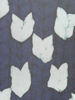 Mesh Long-Sleeve T-Shirt In Fair Isle Print