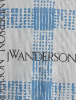 Mesh Turtleneck In Logo Grid Print