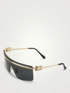 Metal Shield Sunglasses