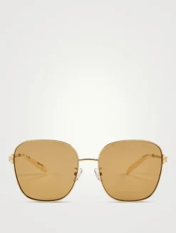 Metal Square Sunglasses