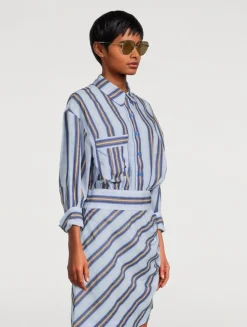 Metal Square Sunglasses