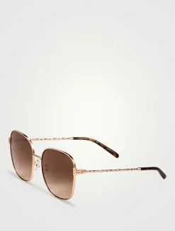 Metal Square Sunglasses