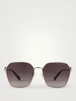 Metal Square Sunglasses