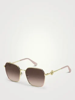 Metal Square Sunglasses