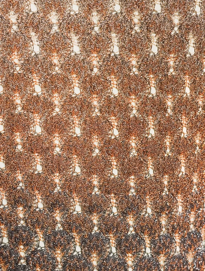 Metallic Dégradé Maxi Dress