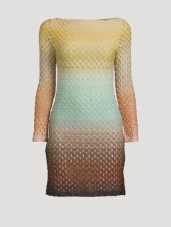 Metallic Dégradé Mini Dress