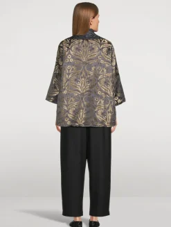 Metallic Jacquard Jacket