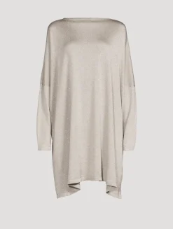 Metallic Kaftan Sweater