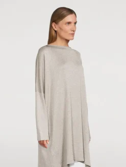 Metallic Kaftan Sweater