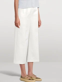 Metallic Leather And Raffia Ballerinas