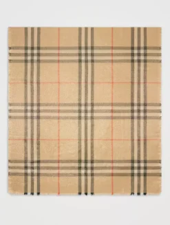 Metallic Wool Silk Scarf