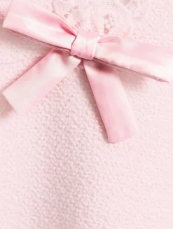 Meva Lace-Trimmed Tweed Slip Dress