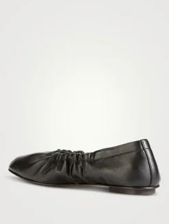 Mica Leather Ballet Flats