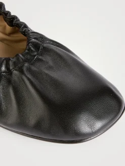 Mica Leather Ballet Flats