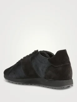 Mica Suede And Ponyhair Sneakers