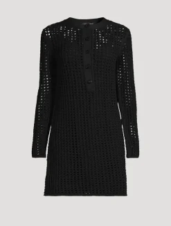 Micah Crochet Mini Dress