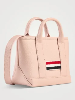 Micro Tool Leather Tote Bag