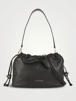 Midi Charlotte Leather Crossbody Pouch