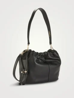 Midi Charlotte Leather Crossbody Pouch