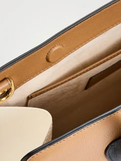 Midi Leather Tote Bag