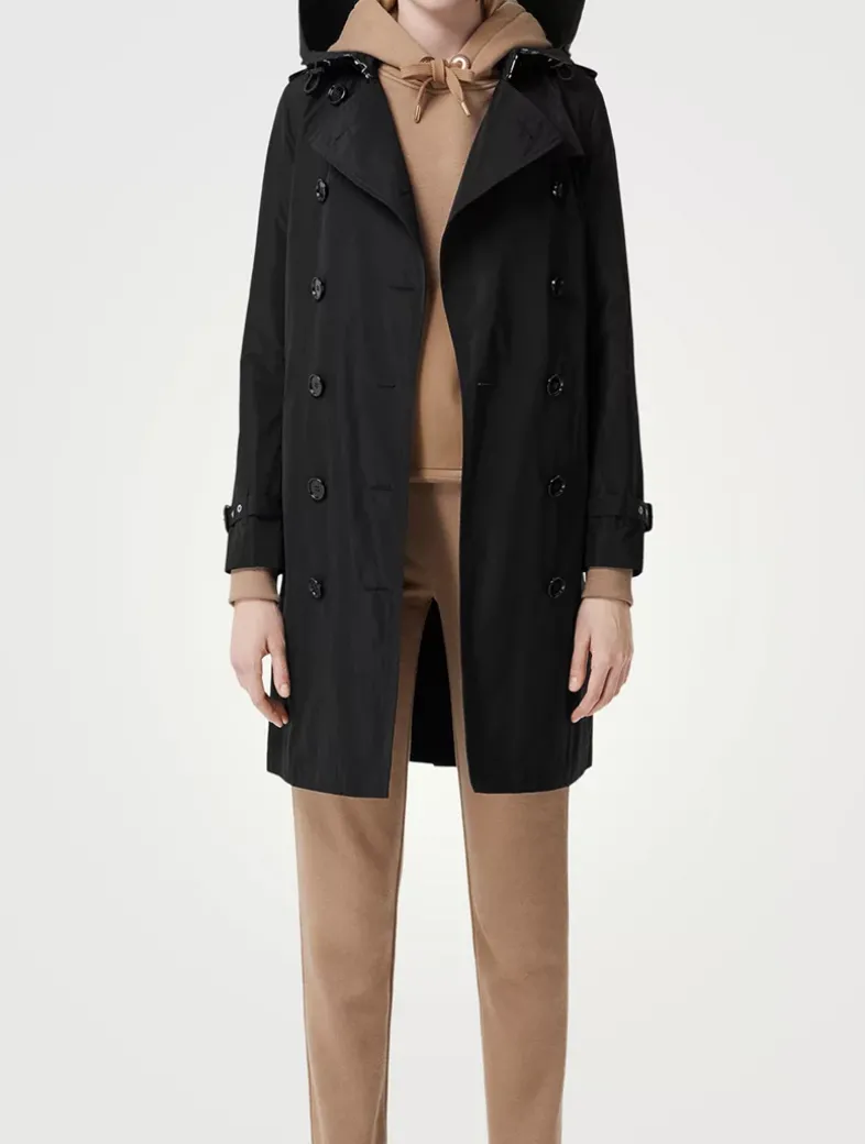 Mid-length Taffeta Kensington Trench Coat