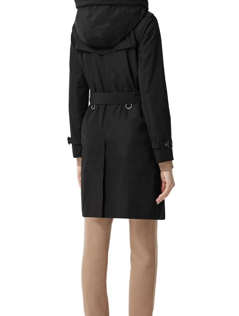 Mid-length Taffeta Kensington Trench Coat