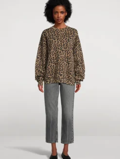 Miles Sweatshirt In Leopard Print