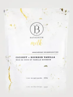 Milk Mineral Bath Soak: Coconut + Bourbon Vanilla