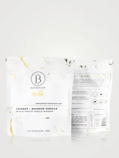 Milk Mineral Bath Soak: Coconut + Bourbon Vanilla
