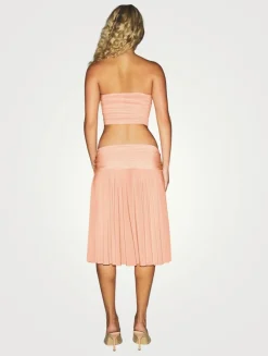 Milky Sheer Midi Skirt