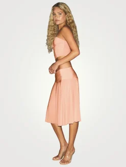 Milky Sheer Midi Skirt