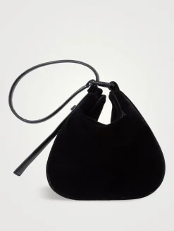 Mini Anna Velvet Shoulder Bag