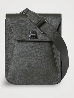 Mini Anouk Leather Messenger Bag