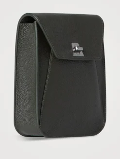 Mini Anouk Leather Messenger Bag