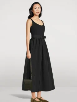 Mini Anouk Leather Messenger Bag