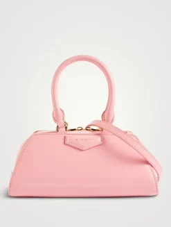 Mini Antigona Cube Leather Bag