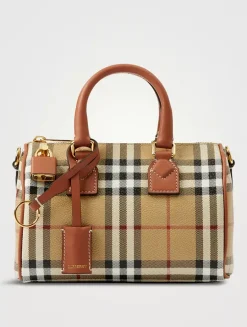 Mini Check Bowling Bag