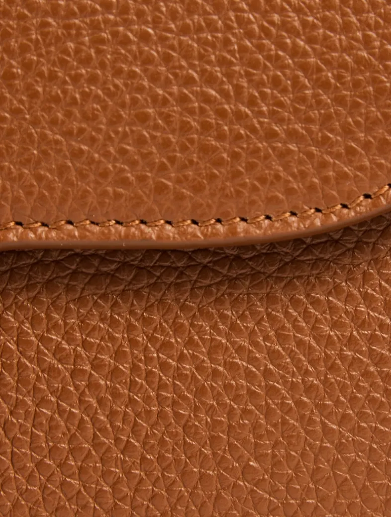 Mini Double Gancini Leather Crossbody Bag