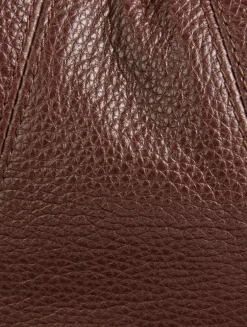 Mini Fortune Croissant Leather Shoulder Bag