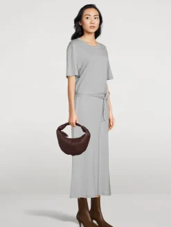 Mini Fortune Croissant Leather Shoulder Bag