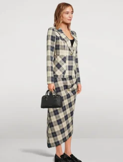 Mini Georgia Leather Crossbody Tote Bag