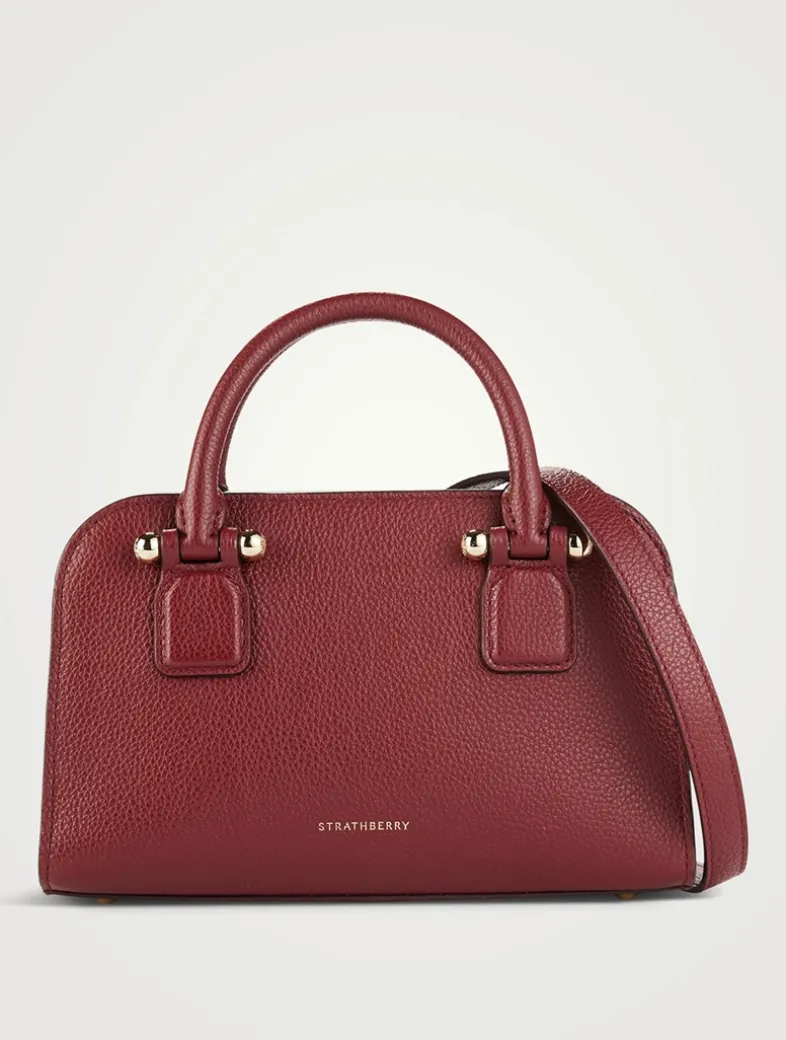 Mini Georgia Leather Crossbody Tote Bag