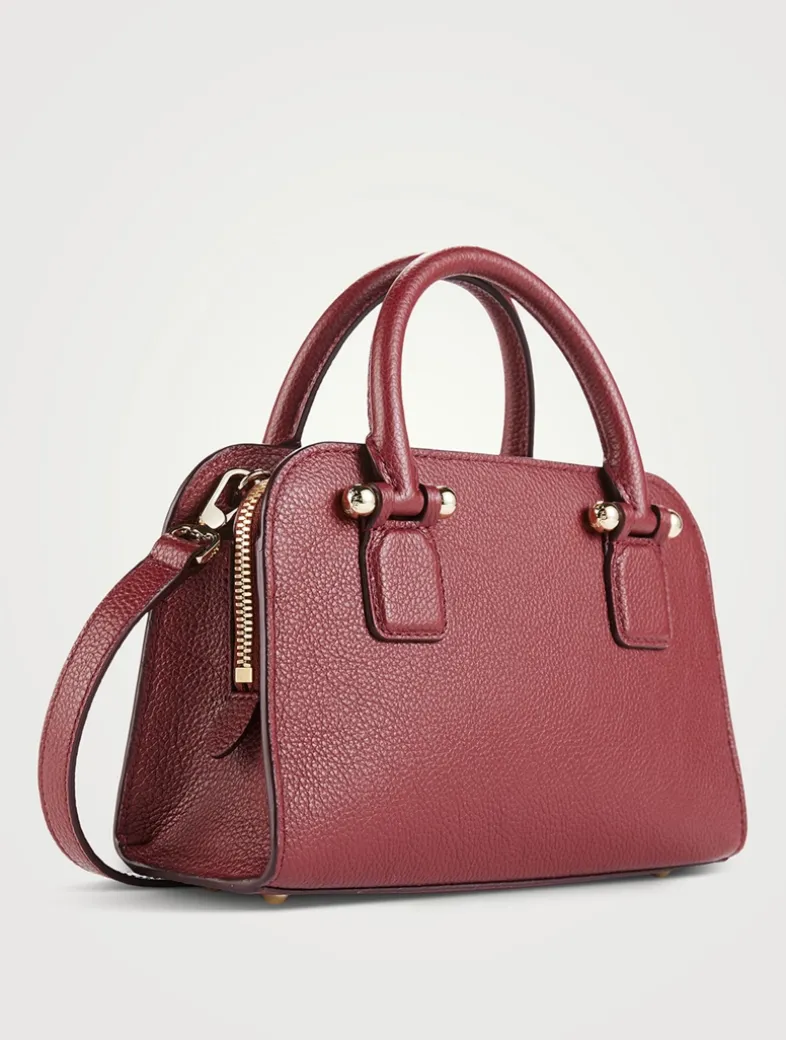 Mini Georgia Leather Crossbody Tote Bag