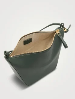 Mini Hammock Leather Shoulder Bag