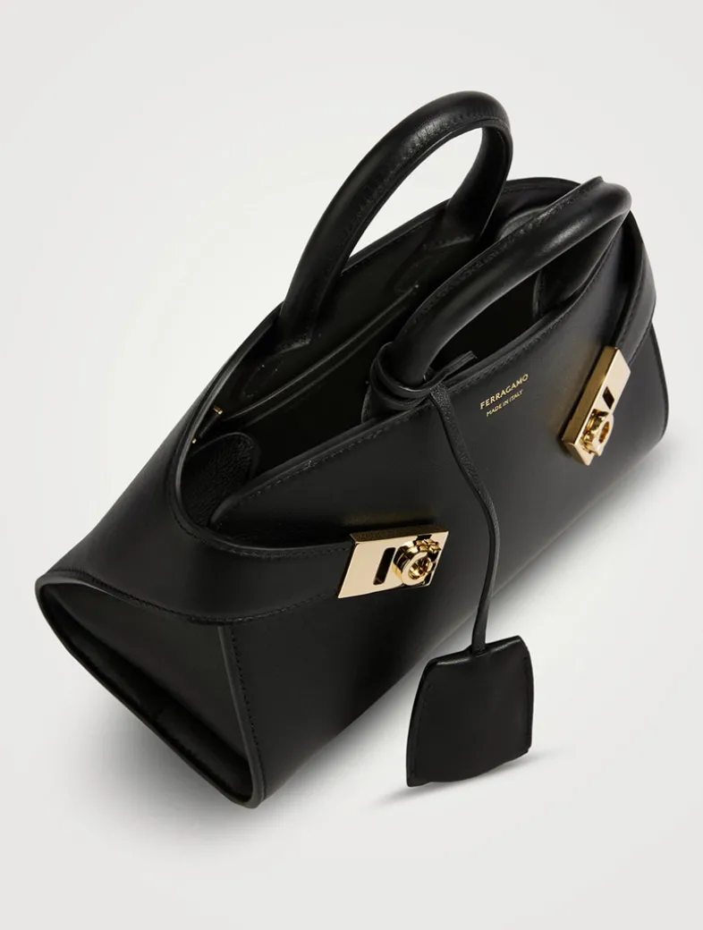 Mini Hug Leather Satchel